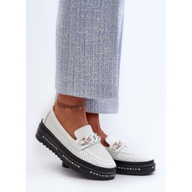 Step in style Mocasini Model S.Barski LR618 Alb - Pas in stil 1