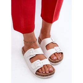 Step in style Sandale Flip-flops Model Klinesta 24SD97-7302 Alb - Pas în stil 2