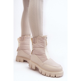 Step in style Cizme de zapada Model Hixe 34635 Bej Deschis - Pas in stil 1
