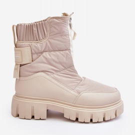 Step in style Cizme de zapada Model Hixe 34635 Bej Deschis - Pas in stil 3