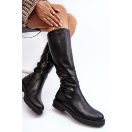 Step in style Cizme Model Saraseini KZ541 Negru - Pas in stil 2