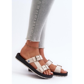 Step in style Sandale Flip-flops Model Zaxy LL285072 Bej deschis - Pas în stil 1