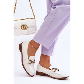 Step in style Mocasini Model Lorien 2623-2 Alb - Pas in stil 2