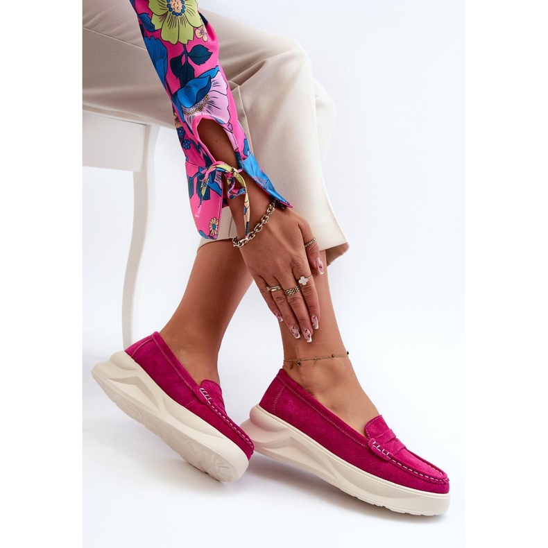 Step in style Mocasini Model Filidia 24PB18-6889 Fuchsia - Pas in stil roz 1