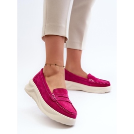 Step in style Mocasini Model Filidia 24PB18-6889 Fuchsia - Pas in stil roz 2