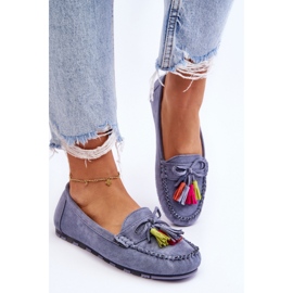 Step in style Mocasini Model Dorine GS37 Blue - Pas in stil albastru 2