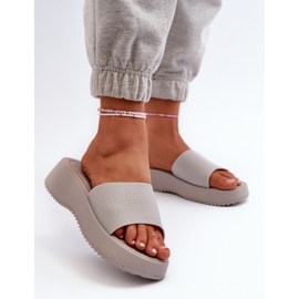Step in style Sandal Flip-flops Model Vimarils 695-01 Gri - Pas în stil 2
