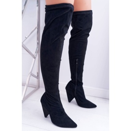 Step in style Cizme Model Lu Boo XW37356 Black Suede - Pas in stil negru 1