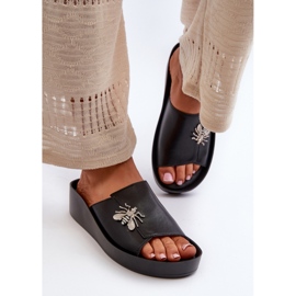 Step in style Sandale Flip-flops Model S.Barski KV27-015 Negru - Pas în stil 2