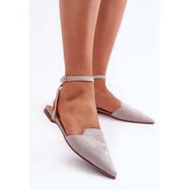 Step in style Balerini Model Ellesara JH257P Gri - Pas în stil 2