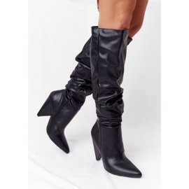 Step in style Cizme Model Lu Boo XW37355 Piele Neagra - Pas in stil negru 1