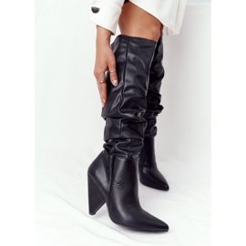 Step in style Cizme Model Lu Boo XW37355 Piele Neagra - Pas in stil negru 2