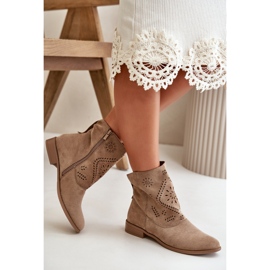 Step in style Cizme Model Irinette MAM65-106 Bej - Pas in stil 1 Step in style Cizme Model Irinette MAM65-106 Bej - Pas in stil 1