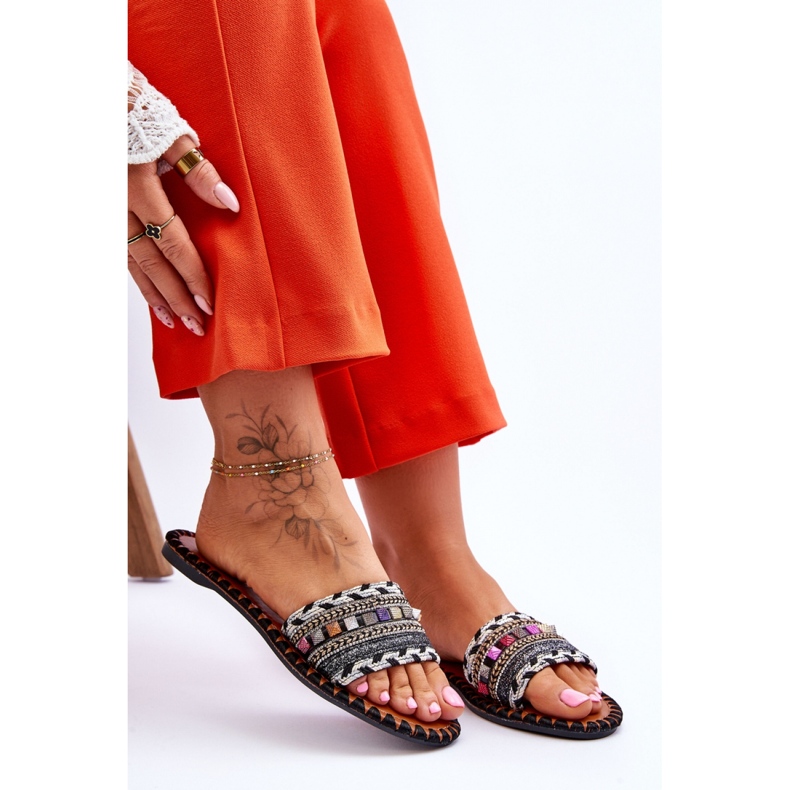 Step in style Sandale Flip-flops Model Bellisa CK270P Negru - Pas în stil 1