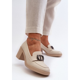 Step in style Pantofi Model Nedarea RMR2394D-4 Bej - Pas in stil 1