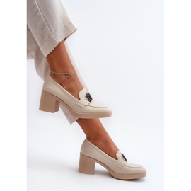 Step in style Pantofi Model Nedarea RMR2394D-4 Bej - Pas in stil 2