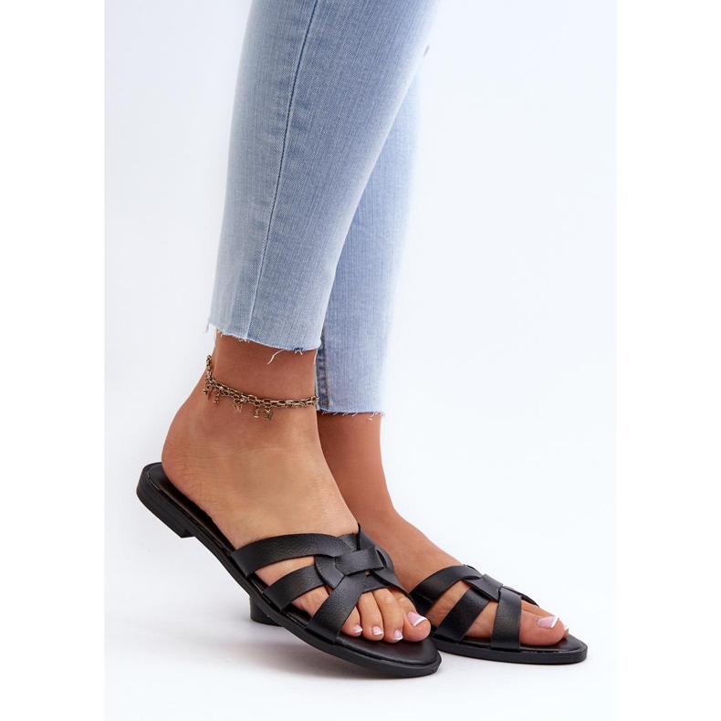 Step in style Sandale Flip-flops Model Rosalini 24SD97-7747 Negru - Pas în stil 1