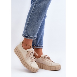 Step in style Pantofi Model Zazoo 2919/054 Bej - Pas in stil 1