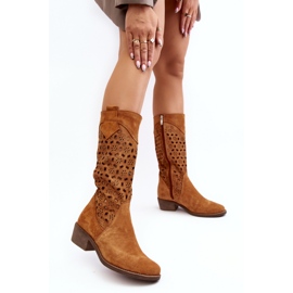 Step in style Cizme Model Ndulu 4043 Camel - Pas in stil maro 1
