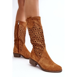 Step in style Cizme Model Ndulu 4043 Camel - Pas in stil maro 2