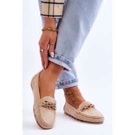 Step in style Mocasini Model Sorento JU053 Bej - Pas in stil 2