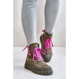 Step in style Cizme Model Edidda 24BT26-7378 Leopard/Verde - Pas in stil 2