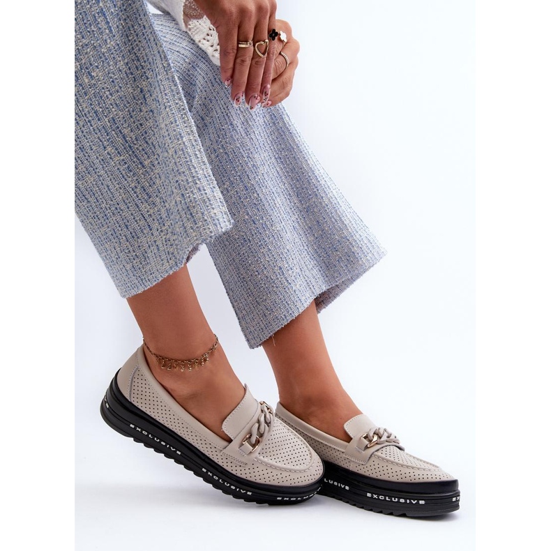 Step in style Mocasini Model S.Barski LR618 Bej - Pas in stil 2