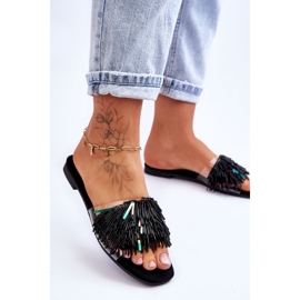 Step in style Sandale Flip-flops Model S.Barski KV-576-4 Negru - Pas în stil 2