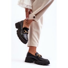 Step in style Pantofi Model Peuria 2644-1 Piele Neagra - Pas in stil negru 2