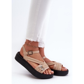 Step in style Sandale Model Zaxy LL285063 Bej - Pas în stil 1
