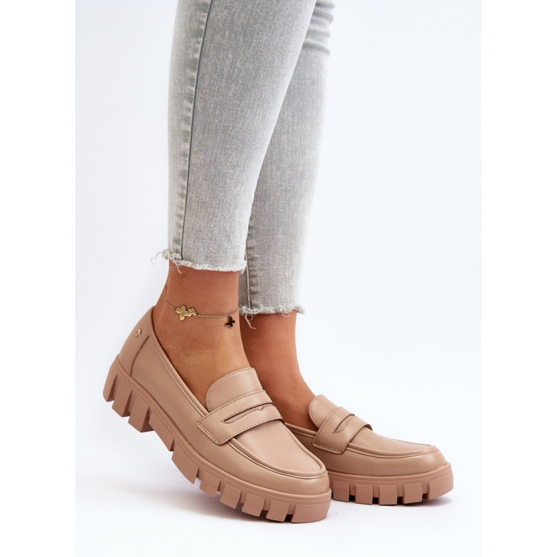 Step in style Mocasini Model Seravisa 58275 Bej - Pas in stil 1