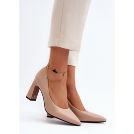 Step in style Pompe Model Giseleni 62106 Bej - Pas in stil 2