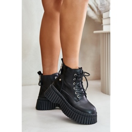Step in style Trappers Model Goe OO2N4126 Black - Pas în stil negru 2