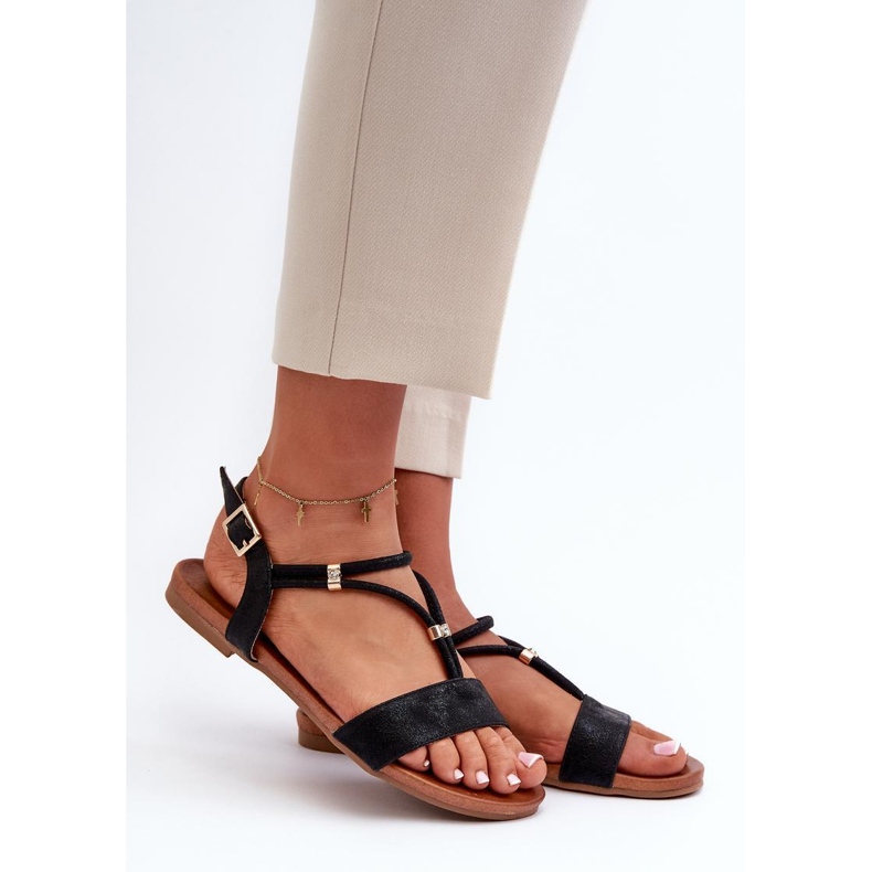 Step in style Sandale Model S.Barski KV27-010 Negru - Pas in stil 1