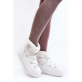 Step in style Cizme de zapada Model Fleure NB606 White - Pas in stil alb 1