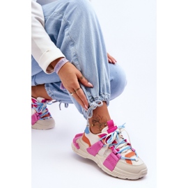 Step in style Pantofi sport Model Chillout! BL357P Bej/Roz - Pas în stil 3