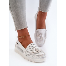 Step in style Mocasini Model Tinami HH503-9 Alb - Pas in stil 2
