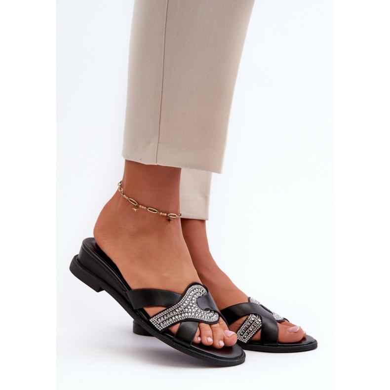Step in style Sandale Flip-flops Model Asysa WD182 Black - Pas în stil negru 1