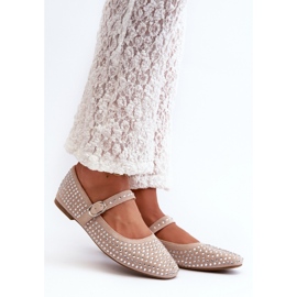 Step in style Balerini Model Tinara T613P Bej - Pas in stil 1