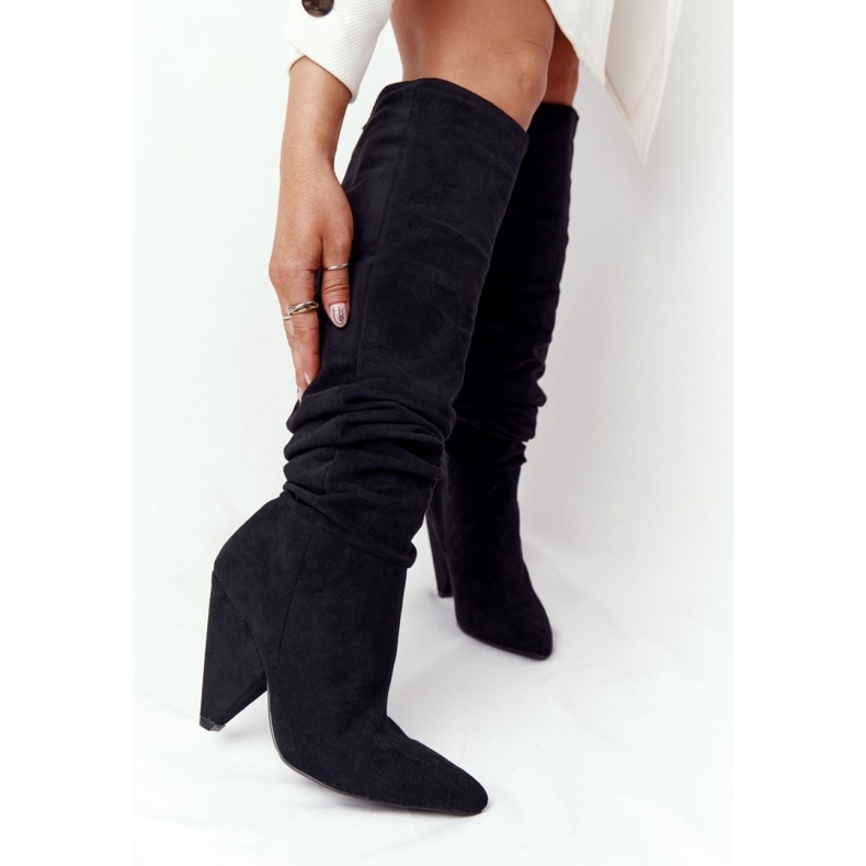 Step in style Cizme Model Lu Boo XW37355 Black Suede - Pas in stil negru 1