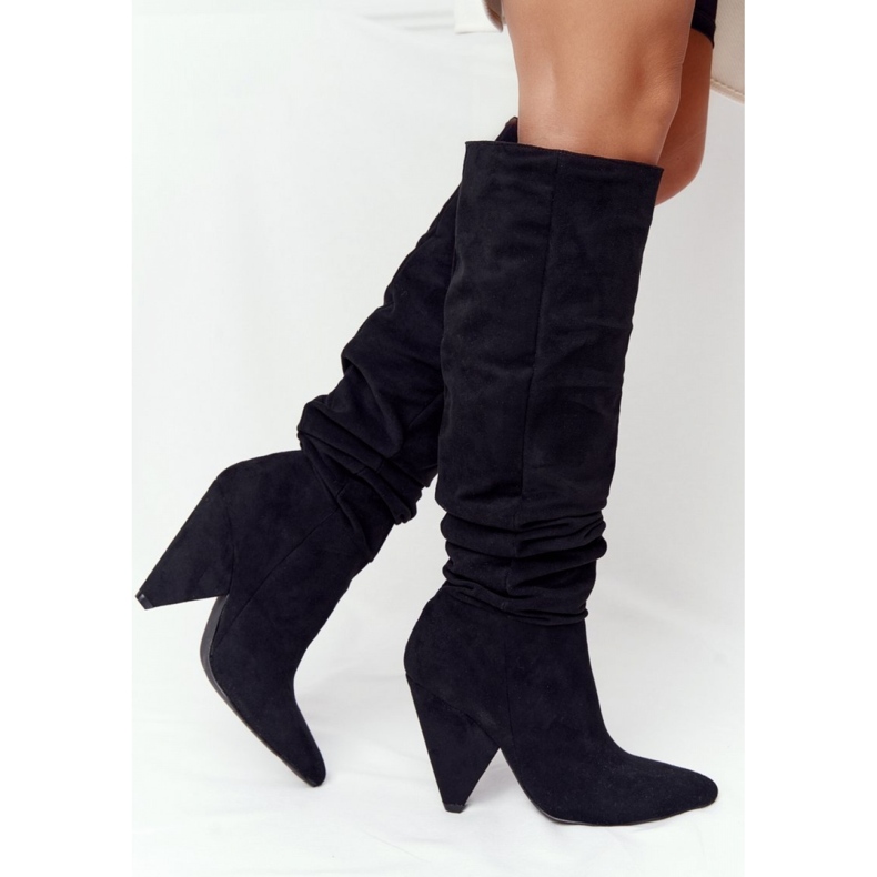Step in style Cizme Model Lu Boo XW37355 Black Suede - Pas in stil negru 2