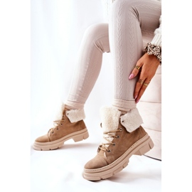 Step in style Trappers Model Karley Z653 Beige - Pas în stil bej 1