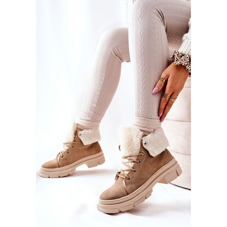 Step in style Trappers Model Karley Z653 Beige - Pas în stil bej 1