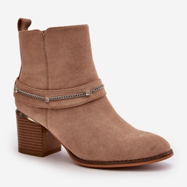 Step in style Cizme Model Hanalen NS356 Bej - Pas in stil 2