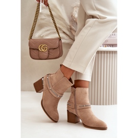 Step in style Cizme Model Hanalen NS356 Bej - Pas in stil 3