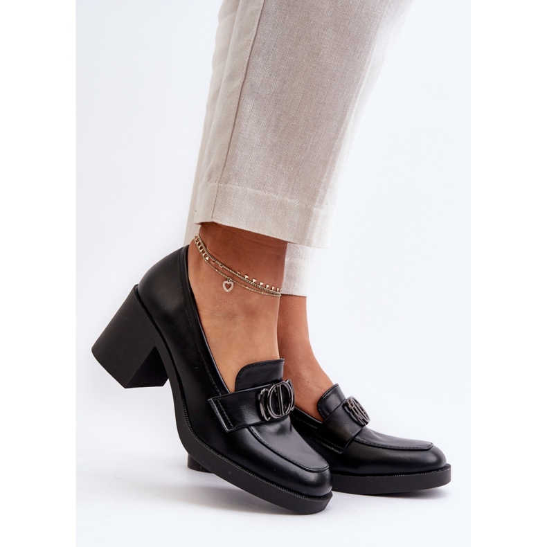 Step in style Pantofi Model Nedarea RMR2394D-4 Negri - Pas in stil negru 1