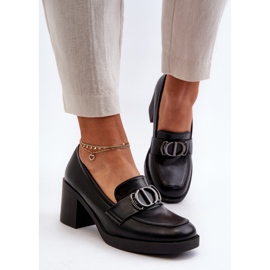 Step in style Pantofi Model Nedarea RMR2394D-4 Negri - Pas in stil negru 2