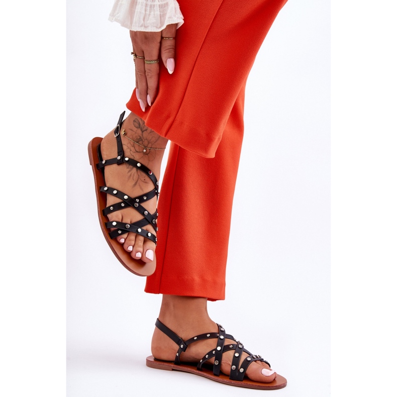 Step in style Sandale Model Alemona THS-88 Black - Pas in stil negru 1 Step in style Sandale Model Alemona THS-88 Black - Pas in stil negru 1