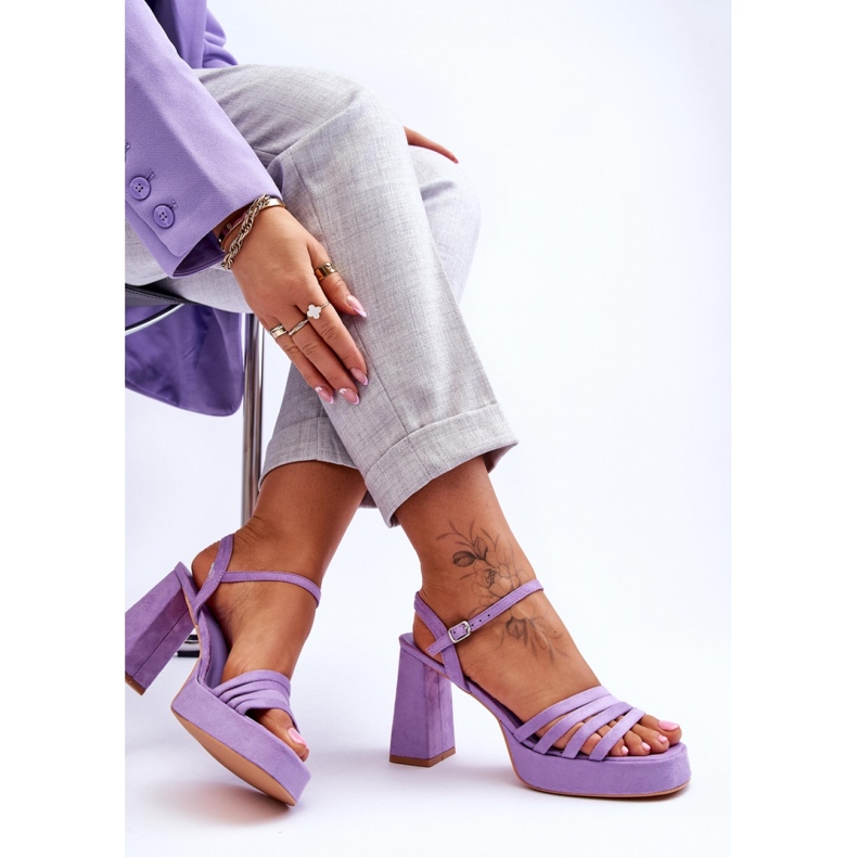 Step in style Sandale Model Verda ZY222 Violet - Pas in stil 1