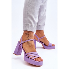 Step in style Sandale Model Verda ZY222 Violet - Pas in stil 2